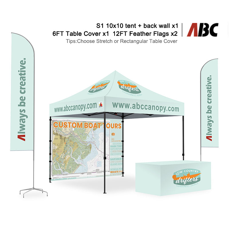 S1 Nova Base™-Lite Custom Canopy Full Case Vision 10x10