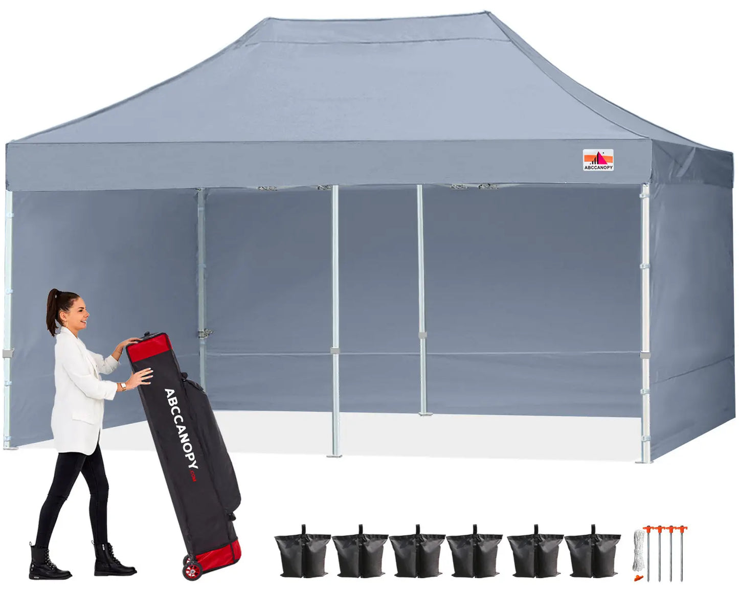 S1 Nova Base™-Lite Canopy with Sidewalls 10x10, 10x15, 10x20