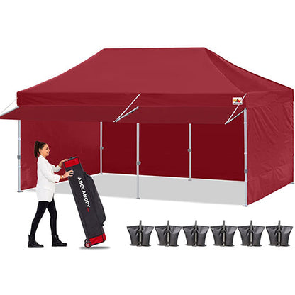 S1 Nova Base™-Lite Canopy with Awning & Sidewalls 10x10, 10x20