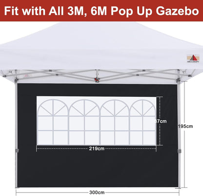 Canopy Sidewalls with Church Window 10x10 (2 Packs)