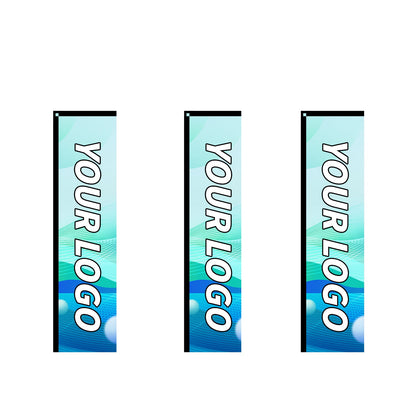 Custom Rectangle Flag 8FT, 10FT, 12FT