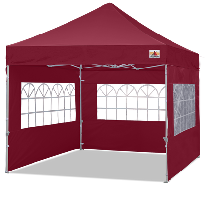 S1 Nova Base™-Lite Canopy with Church Window Sidewalls 8x8, 10x10, 10x15, 10x20