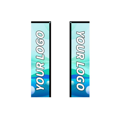 Custom Rectangle Flag 8FT, 10FT, 12FT