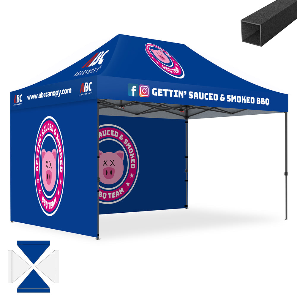 S1 Nova Base™ Custom Canopy Brand Union 10x10, 10x15, 10x20