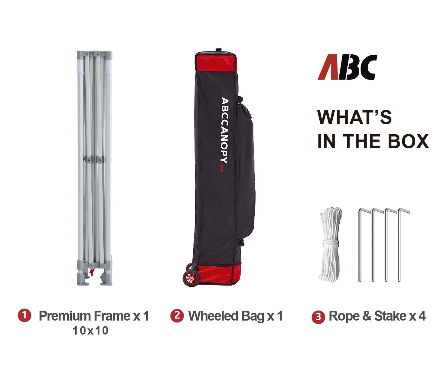 S1 Nova Base™ Steel Canopy Frame Only 10x10, 10x15, 10x20