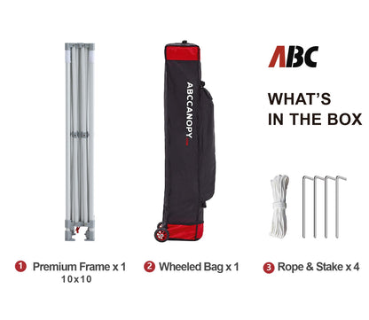 S1 Nova Base™ Steel Canopy Frame Only 10x10, 10x15, 10x20