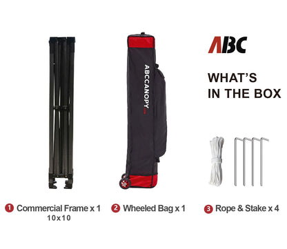 S1 Nova Base™ Steel Canopy Frame Only 10x10, 10x15, 10x20