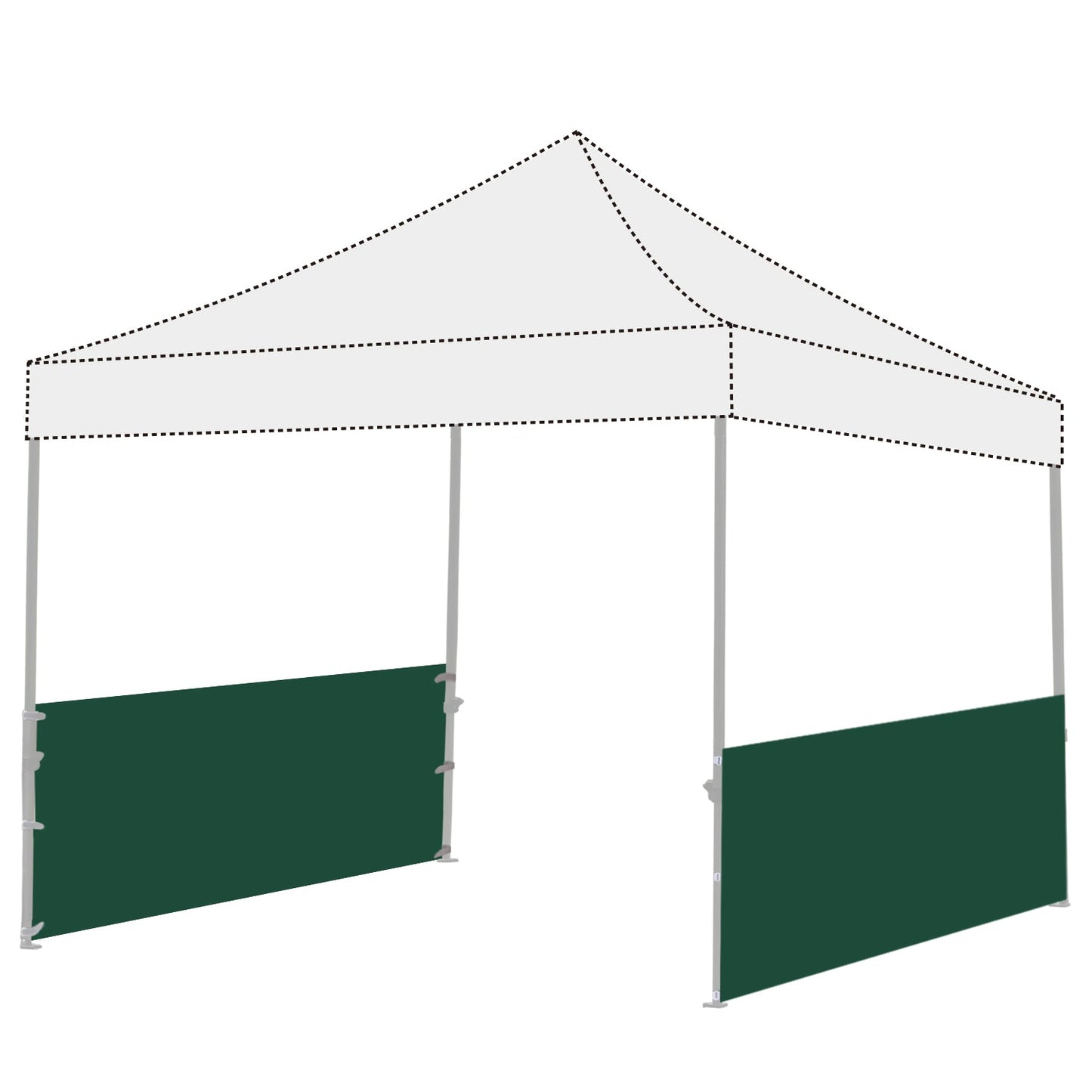 Two Half Walls for Canopy