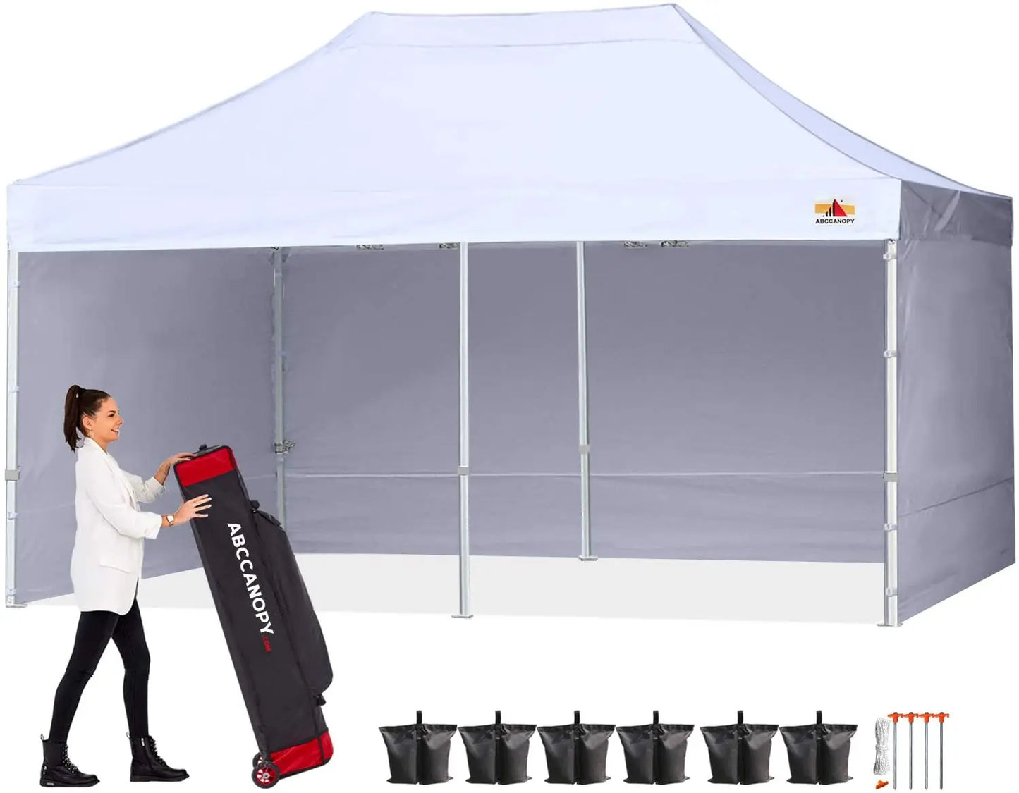 S1 Nova Base™-Lite Canopy with Sidewalls 10x10, 10x15, 10x20