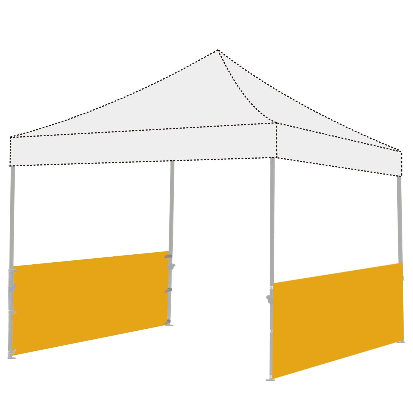 Two Half Walls for Canopy