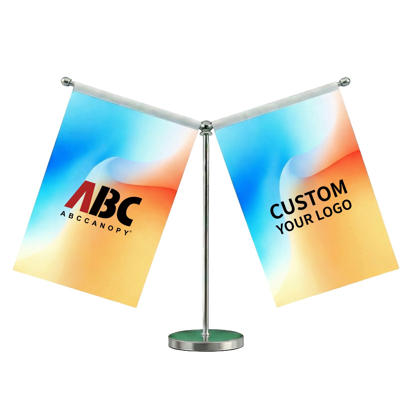 Custom Y Table Flag Double Side 14x23cm