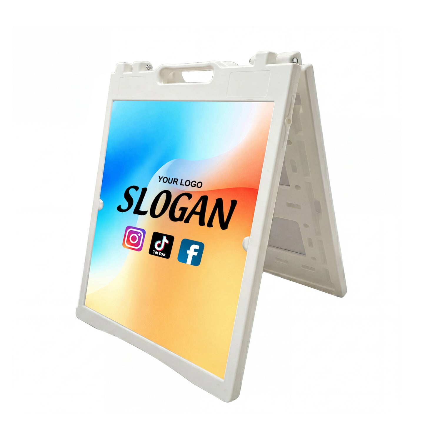 Custom Plastic A-Sign 55x76cm