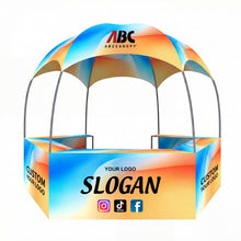 Custom Canopy Dome Kiosk Tent 10x10