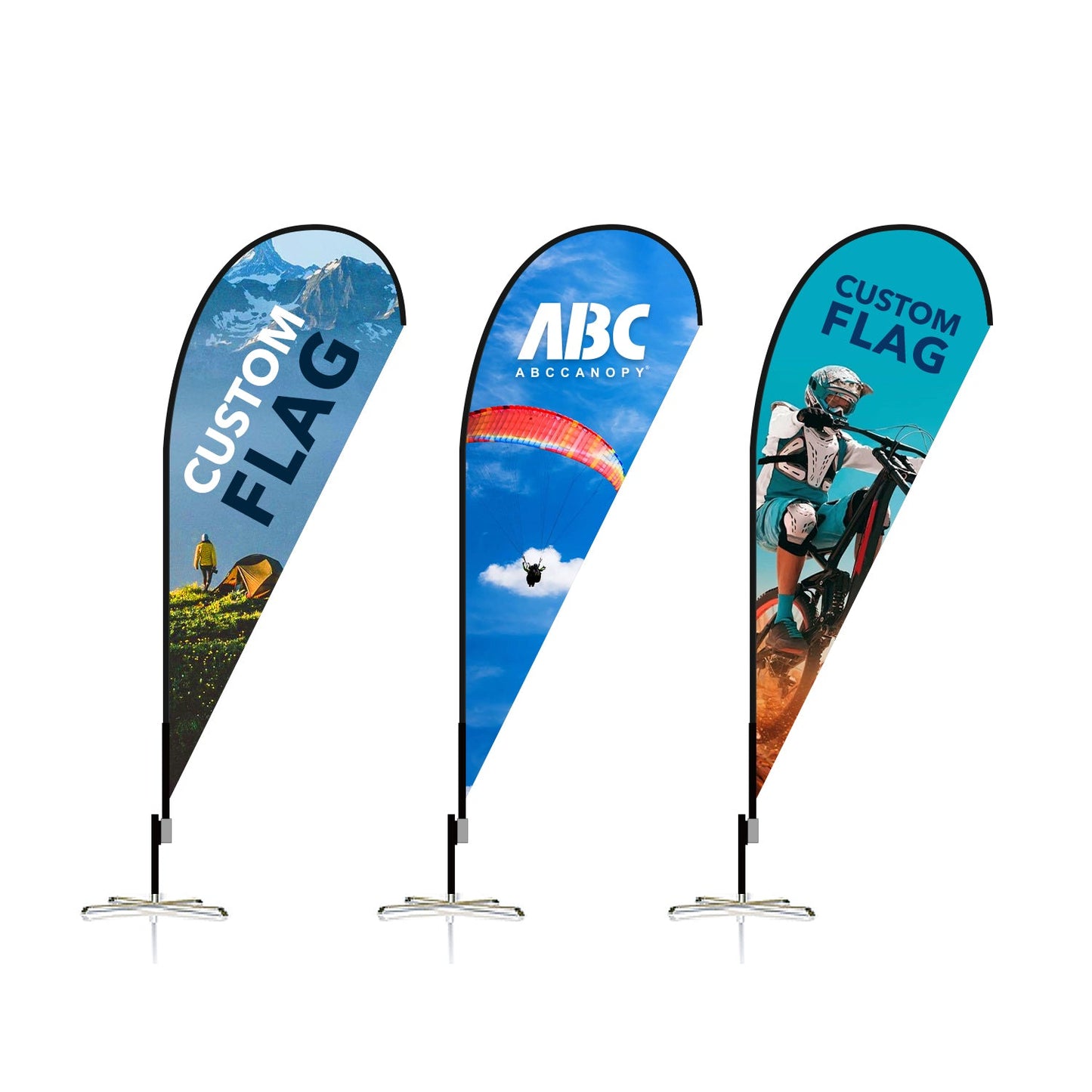 Custom Flag with Pole 8FT, 10FT, 12FT