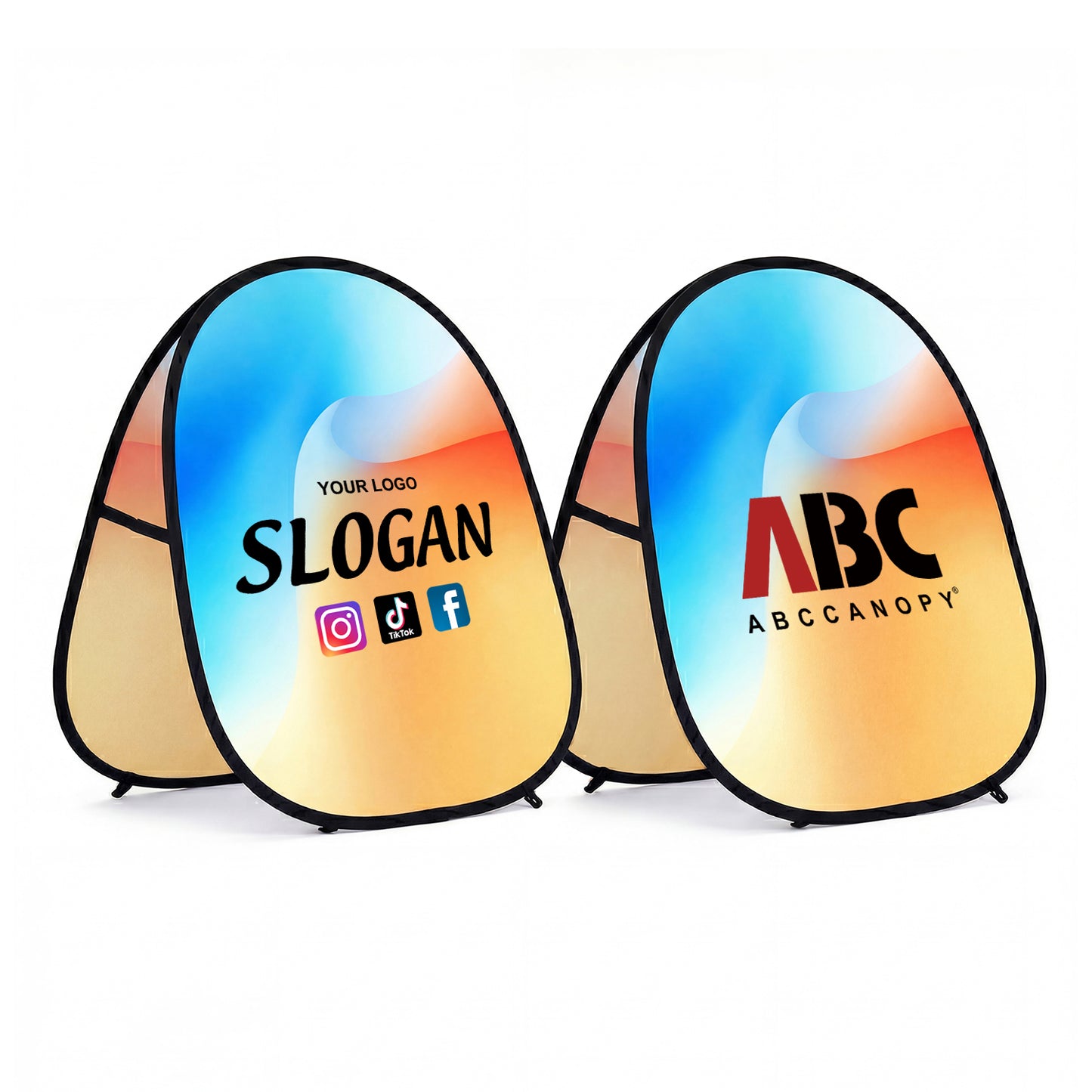 Custom 2 Sides Vertical 2.6 × 3.3 FT