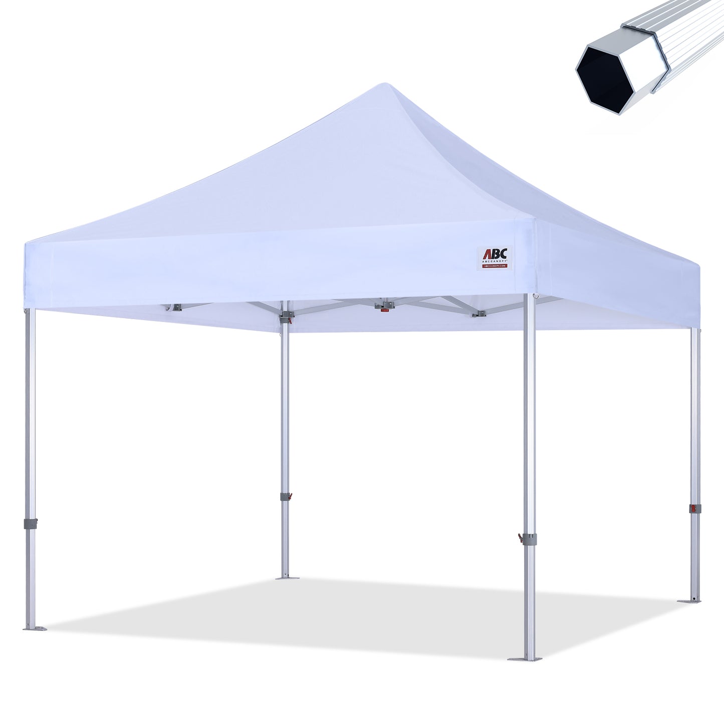 S3 BenchMark Brio™ Fort - Hexagonal Aluminum Canopy 10x10