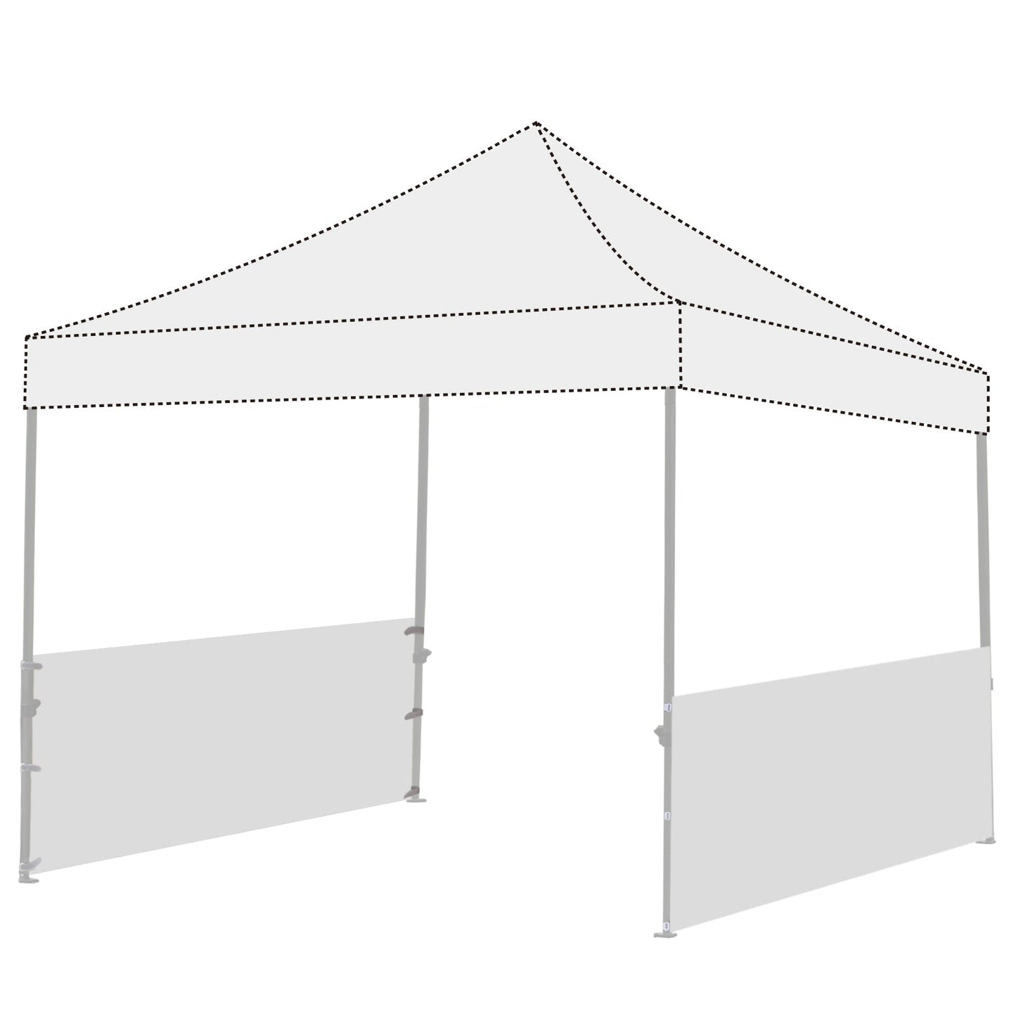 Two Half Walls for Canopy