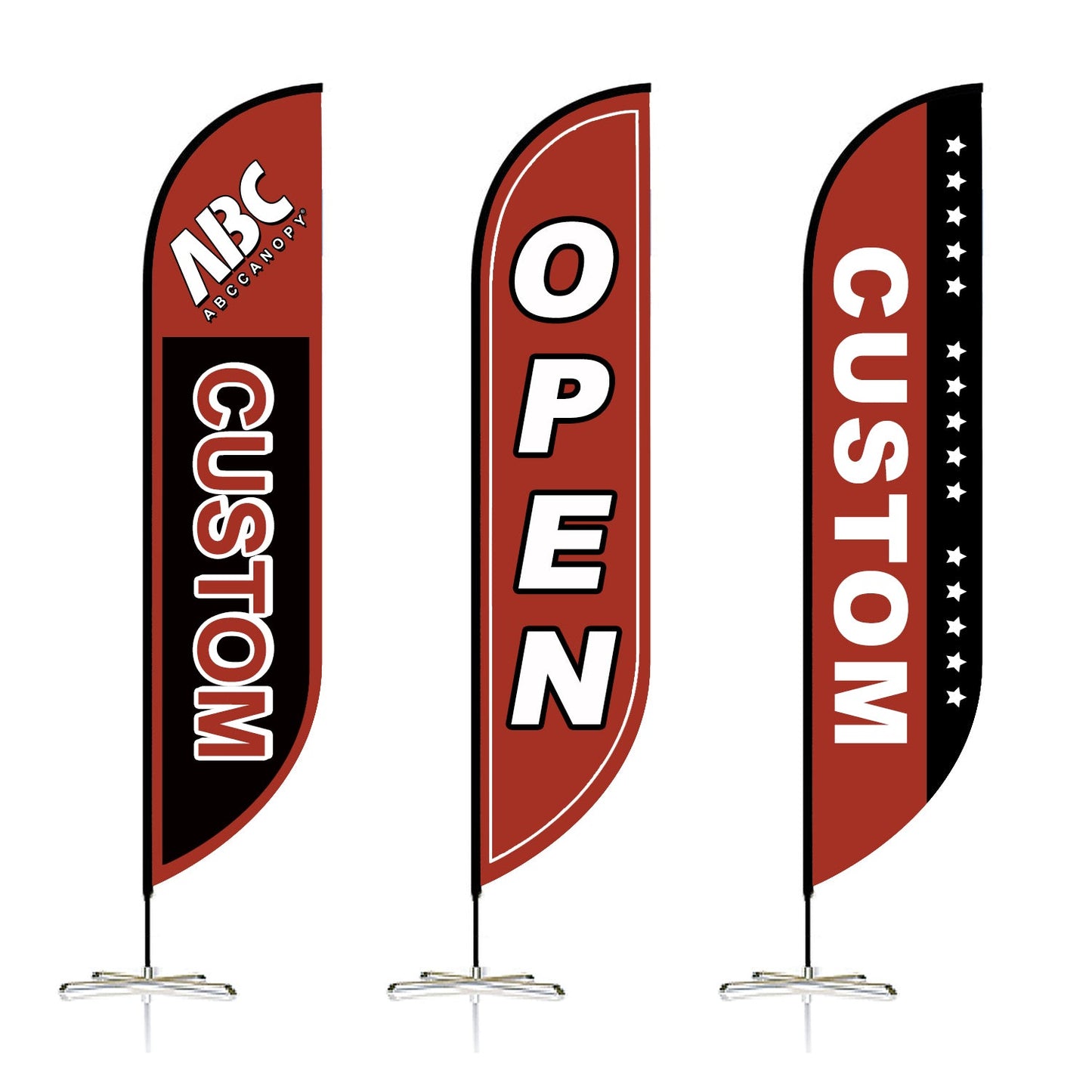 Custom Flag with Pole 8FT, 10FT, 12FT